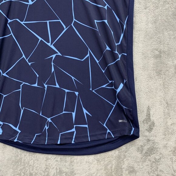 PUMA Jersey Mens Size Medium Manchester City 20/21 Stadium Training Navy Blue - Picture 4 of 8